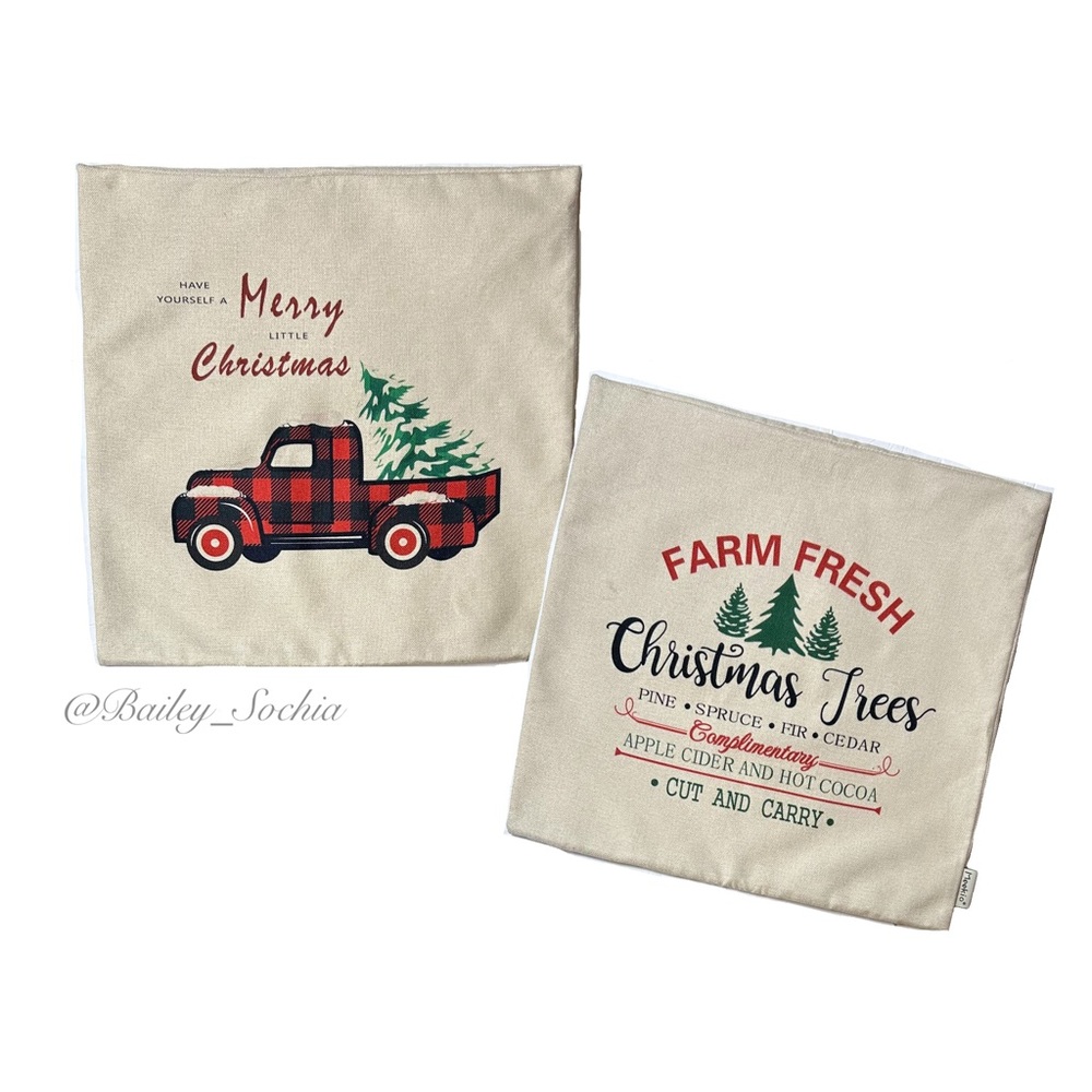 Christmas Throw Pillow Covers